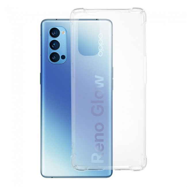 Oppo Reno 4 Pro Gorills Clear TPU Back Cover with Bumpers