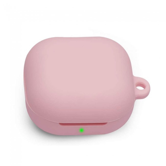 Protective Silicone Case with Carabiner for Galaxy Buds Live - Pink