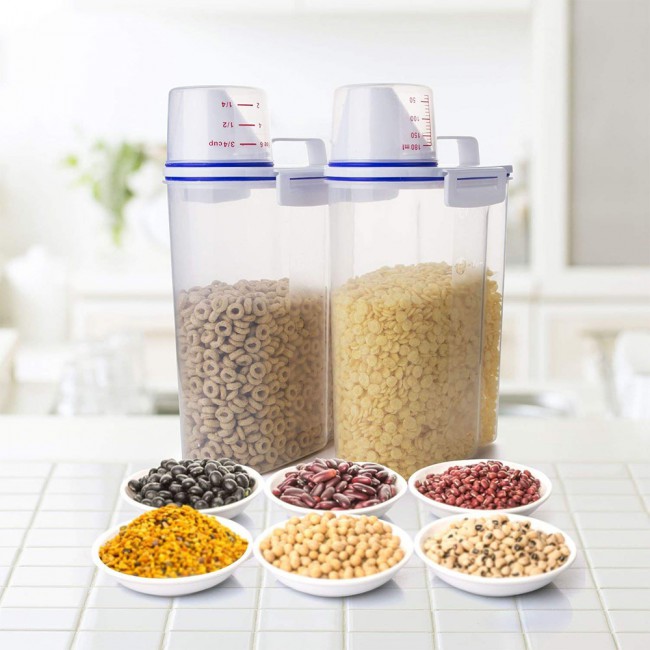 Rice and Cereal Storage Container 2.5ml - 4-Pack
