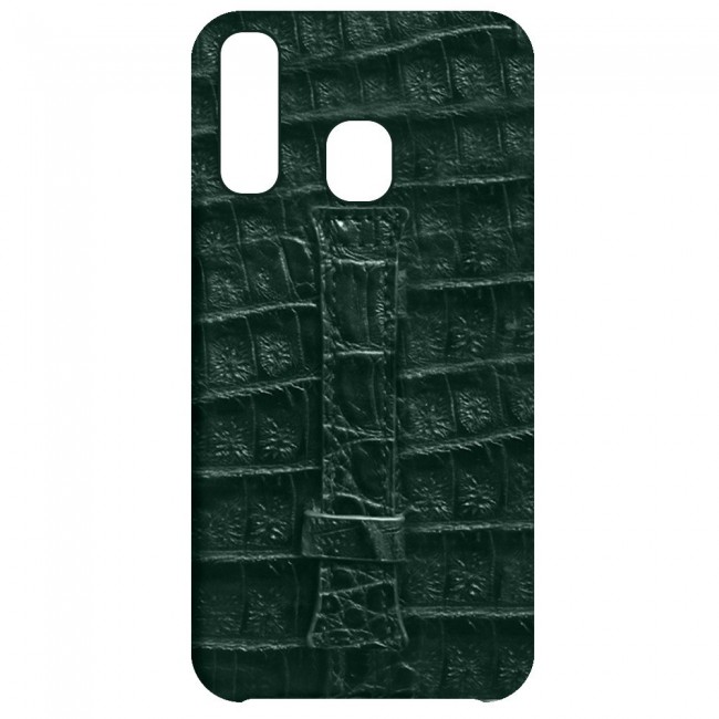 Samsung Galaxy A40 Leather Case Cover - Green