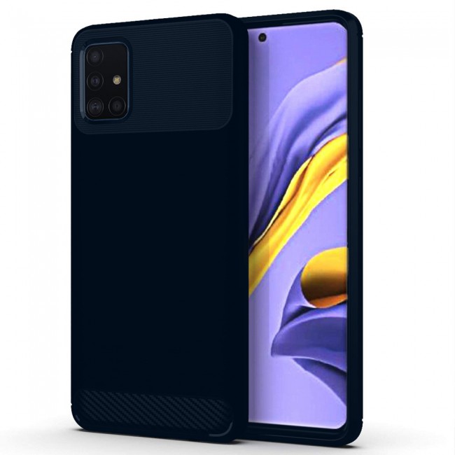 Samsung Galaxy A51 Case Cover TPU - Dark blue