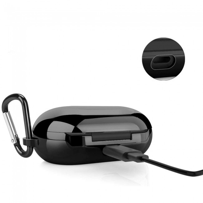 Electroplated TPU Case for Samsung Galaxy Buds – Black
