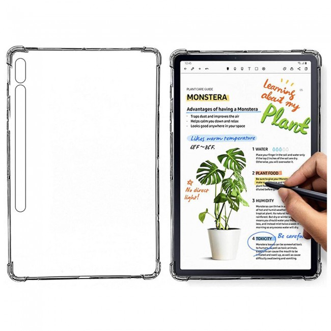 Samsung Galaxy Tab S7 Plus T970 T975 TPU Gorilla Clear Cover by Margoun