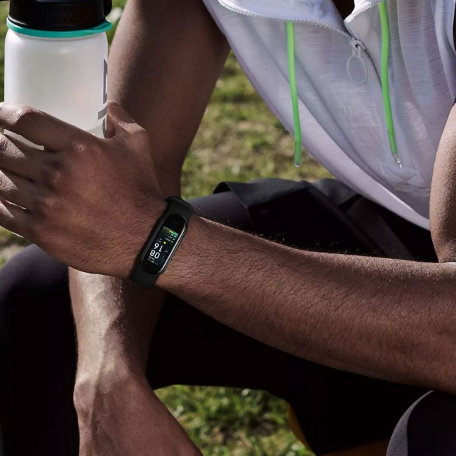 Xiaomi Mi Band 5 and Mi Band 6 Replacement Silicone Band - Black