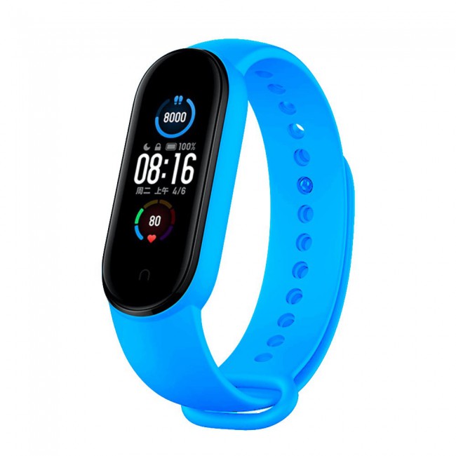 Xiaomi Mi Band 5 and Mi Band 6 Replacement SiliconeBand - Blue