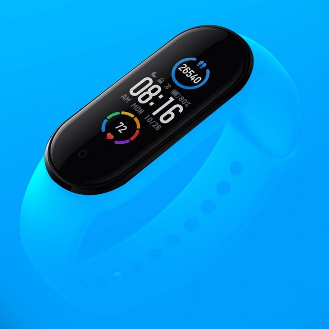 Xiaomi Mi Band 5 and Mi Band 6 Replacement SiliconeBand - Blue