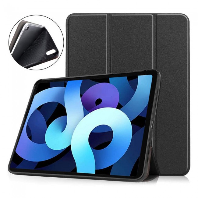 Smart Folio Case Trifold Stand Cover for Samsung Tab A 8 2019 8 inch T290 T295 – Black