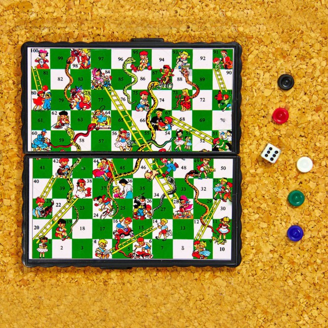 Snake and Ladders Board Game for Kids and Adults