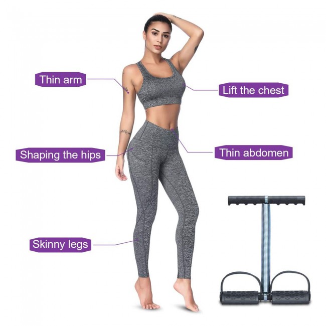 Tummy Trimmer Home Fitness Abs Exerciser - Black