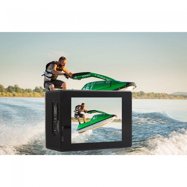 Ultra HD 4K WiFi Action Sports Waterproof Camera - White