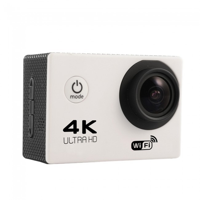 Ultra HD 4K WiFi Action Sports Waterproof Camera - White