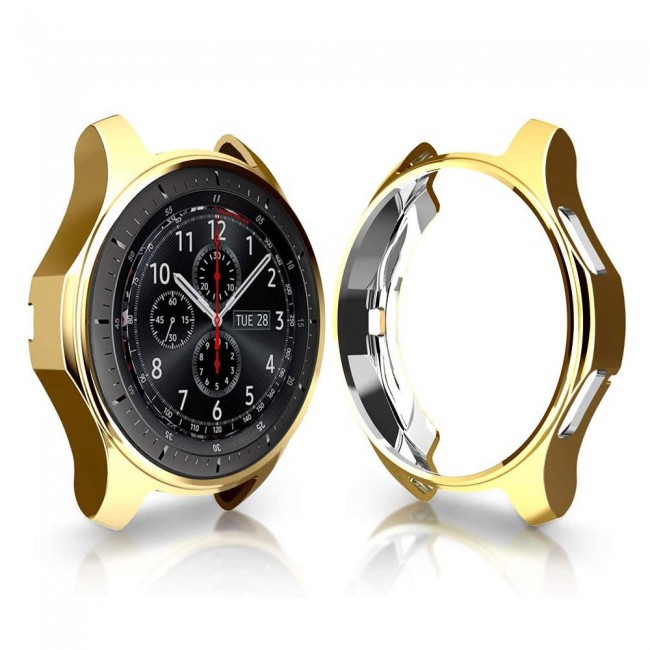 Ultra Thin TPU Case Cover for Samsung Gear Sport - Gold Edge