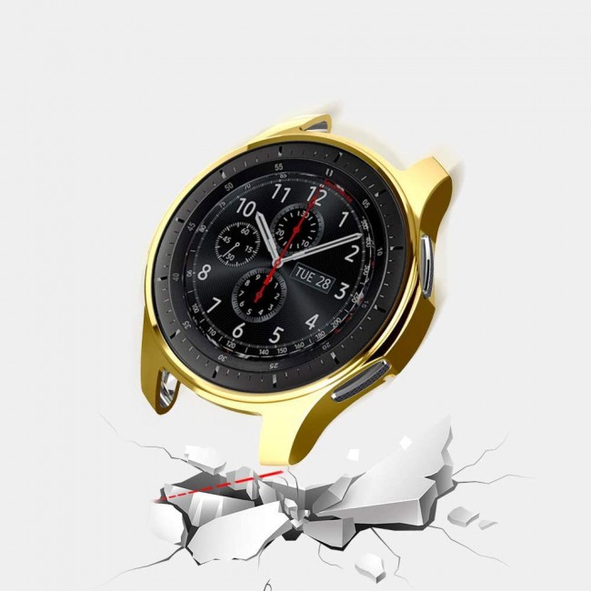 Ultra Thin TPU Case Cover for Samsung Gear Sport - Gold Edge