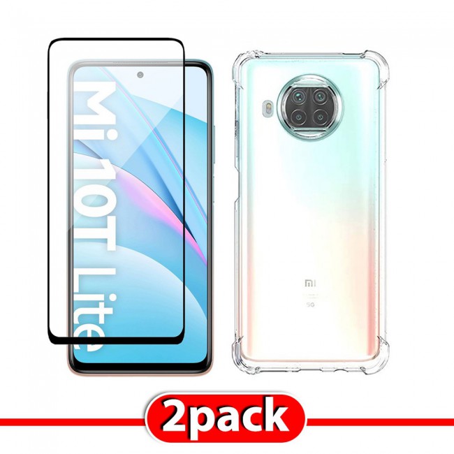 Xiaomi Mi 10T Lite 5G - Clear Gorilla Cover with 3D Tempered Screen Protector