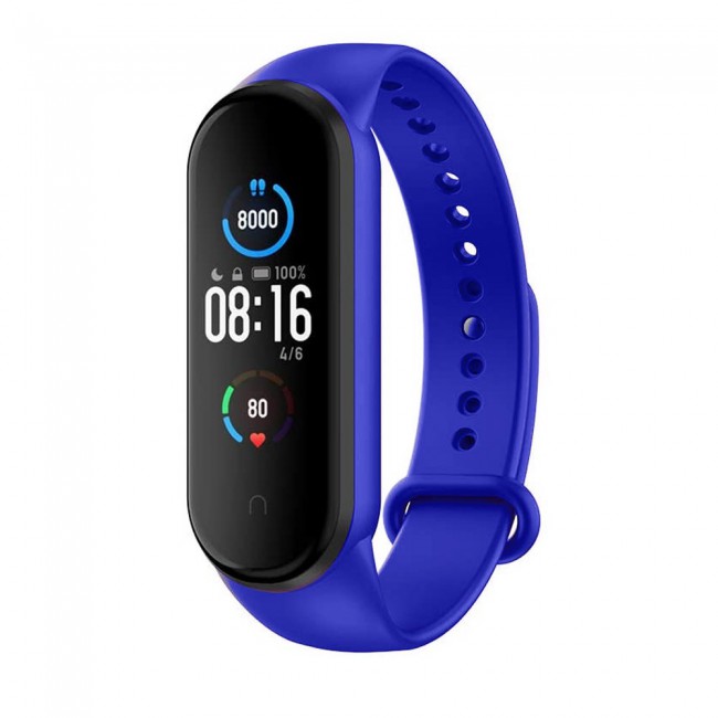 Xiaomi Mi Band 5 and Mi Band 6 Replacement Silicone Band - Blue