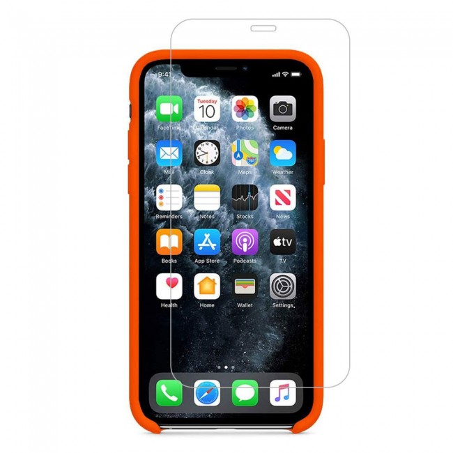 Margoun 2Pack Apple iPhone 12 and 12 Pro Silicone Case Cover and Clear Screen Protector - Pink