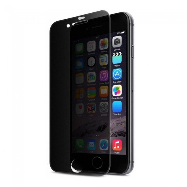 iPhone 7 Plus Privacy Tempered Glass - Black