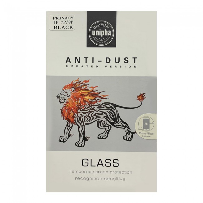 iPhone 7 Plus Privacy Tempered Glass - Black