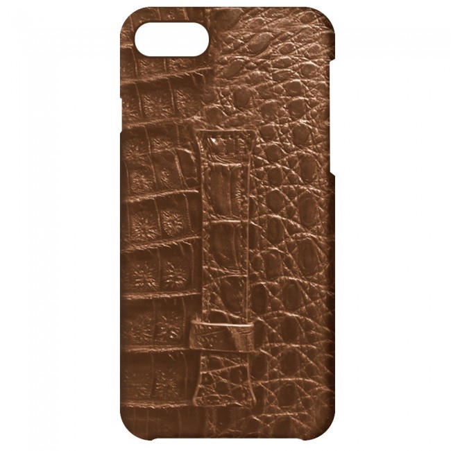 iPhone 7 and iPhone 8 Leather Case Cover - Brown
