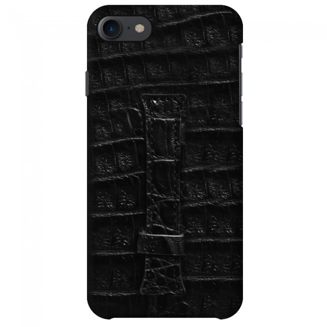 iPhone 7 and iPhone 8 Leather Case Cover - Black