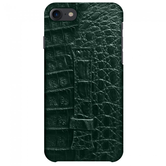 iPhone 7 and iPhone 8 Leather Case Cover - Green