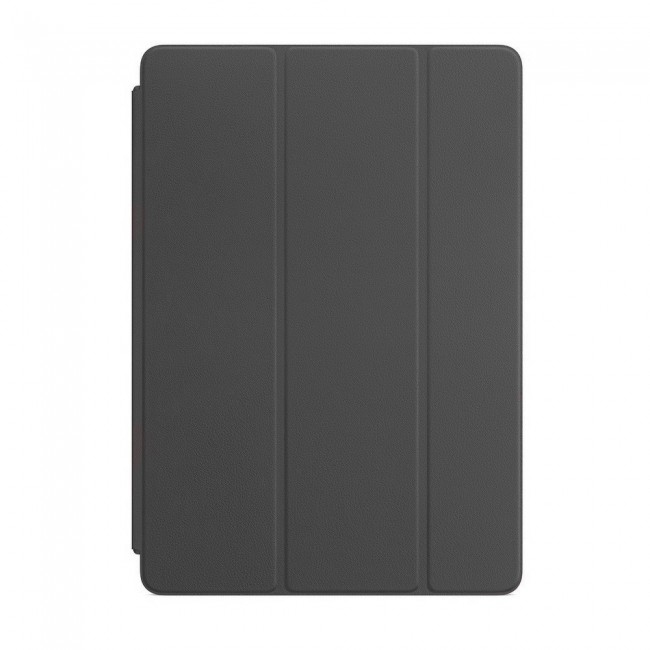 iPad 10.2 7th Generation and 8th Generation Smart Folio Leather Case Trifold Stand Cover - Grey