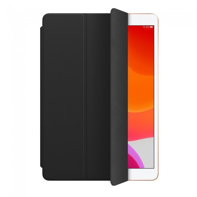 ipad Mini 4 and Mini 5 Smart Leather Folio Case Trifold Stand Cover - Black