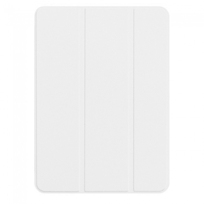 iPad Pro 12.9 4th Gen 2020 Smart Folio Case Trifold Stand Cover - White