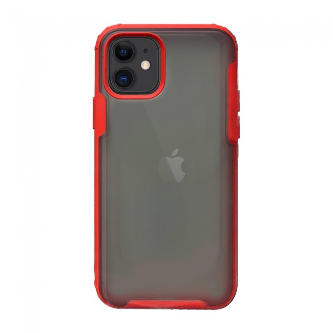 iphone 11 Case Cover Mocome Translucent TPU - Black,Red,Blue,Green