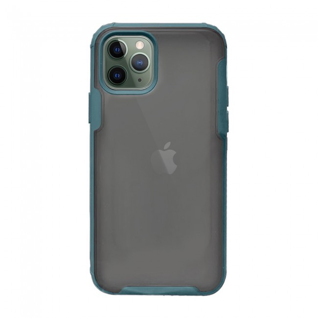 iphone 11 Pro Max Case Cover Mocome Translucent TPU - Black,Red,Blue,Green