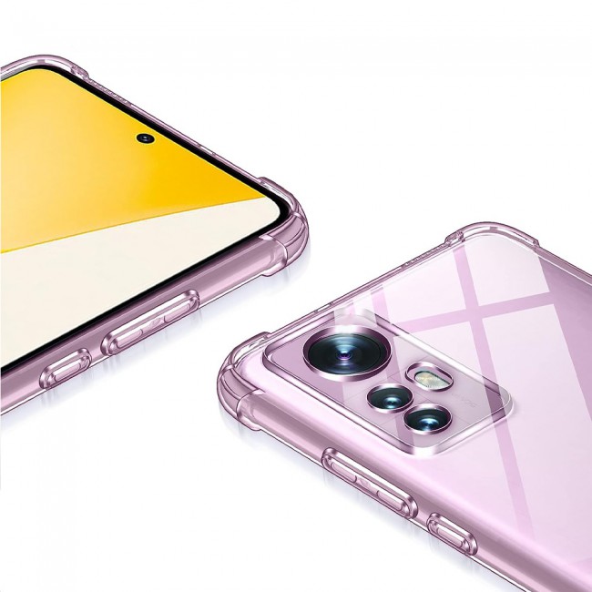 CATANES For Xiaomi 12 Lite Case Cover Clear Protective TPU Four Corners Cover Transparent Soft Case