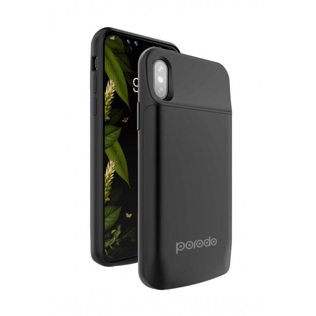 Porodo Power Case 3600mAh for Apple iPhone X – Black