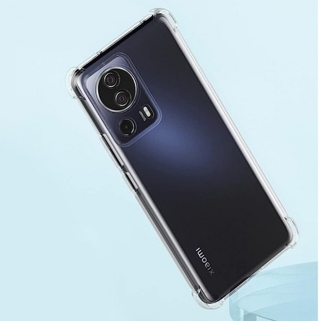 CATANES For Xiaomi 13 Lite Case Cover Clear Protective TPU Four Corners Cover Transparent Soft Case