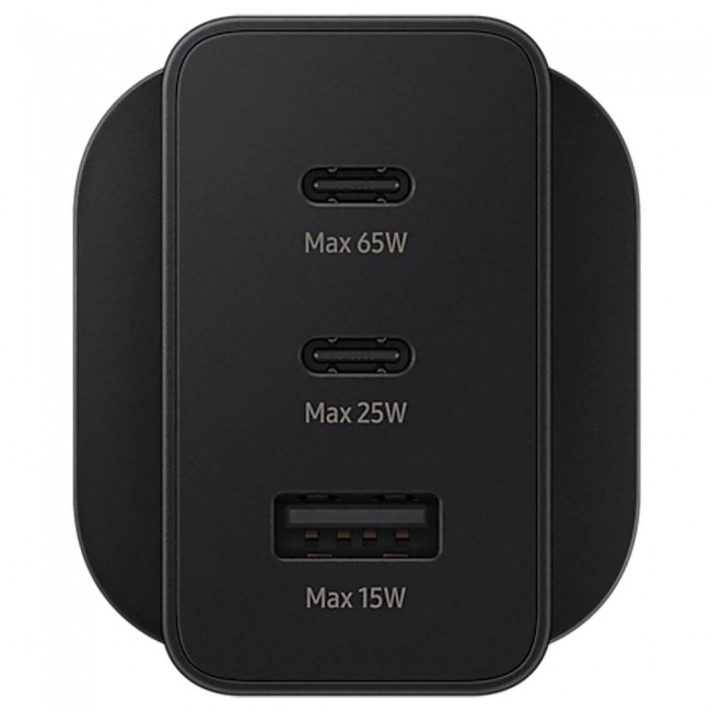 Samsung 65W Trio Adapter with Cable – Black