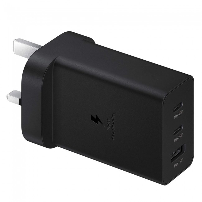 Samsung 65W Trio Adapter with Cable – Black