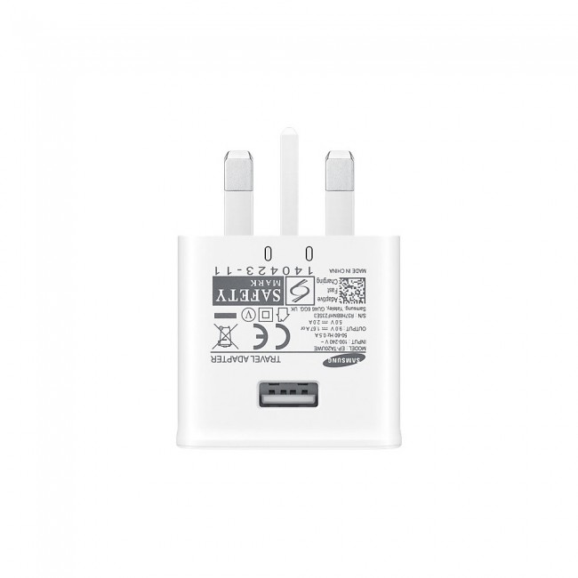 Samsung EP-TA20HWEUGAU 9V Fast Charge Travel Adapter with Micro USB Cable - White