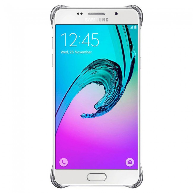 Samsung Galaxy A5 (2016) Clear Cover with Silver Edge