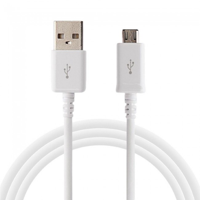 Samsung Galaxy Note 4  White USB Cable with Free Margoun Cable Organizer – Black ,  White , Blue , Purple