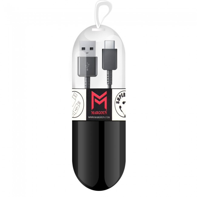 Samsung Galaxy S8 Black USB Cable with Free Margoun Cable Organizer – Black , White , Blue , Purple