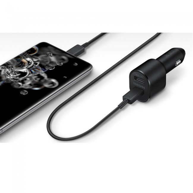 Samsung Super-Fast Dual Car Charger 45W Plus 15W
