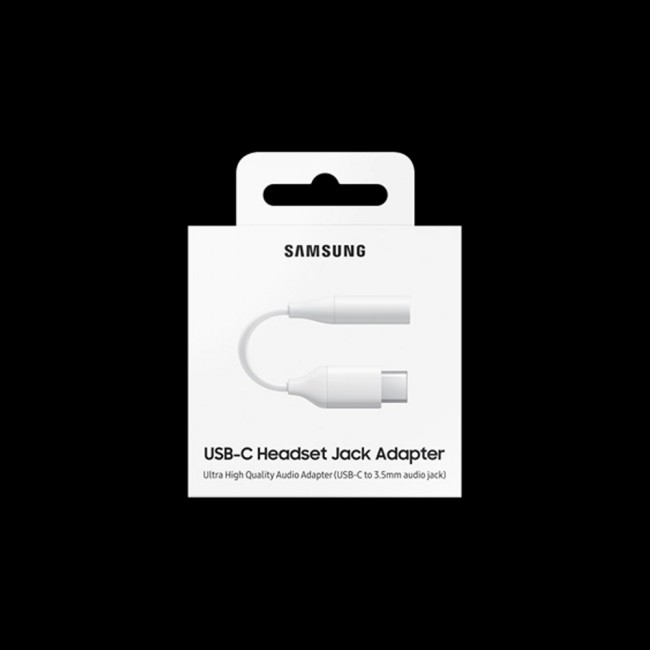 Samsung USB-C Headphone Jack Adapter EE-UC10JUWEGUS - White 