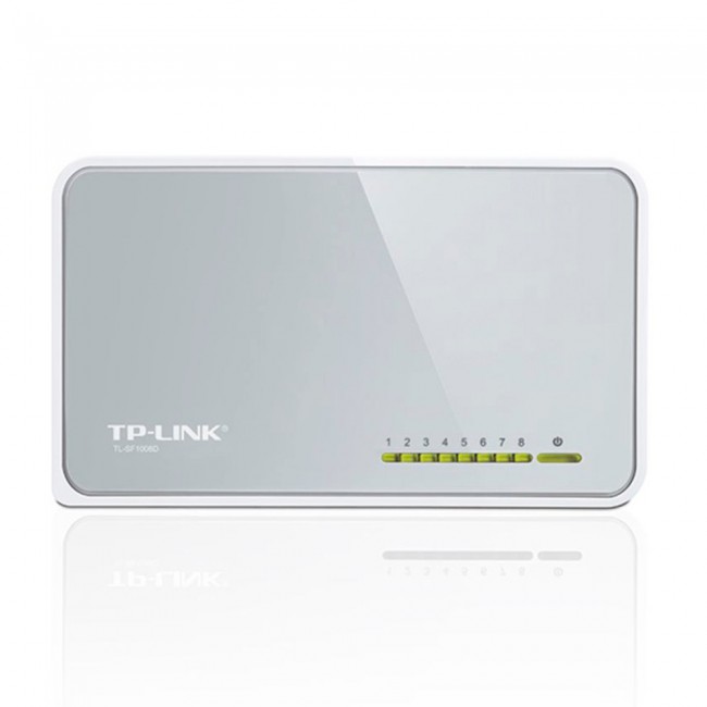 TP-Link 8-Port Fast Ethernet 10/100Mbps Desktop Switch (TL-SF1008D)