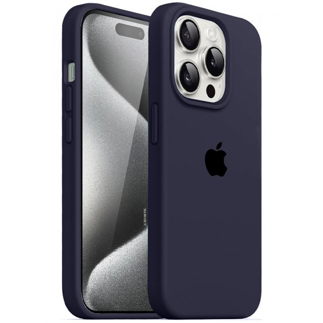 MARGOUN iPhone 15 Pro Case Silicone Case Cover Durable and Anti Scratch Back Cover Blue