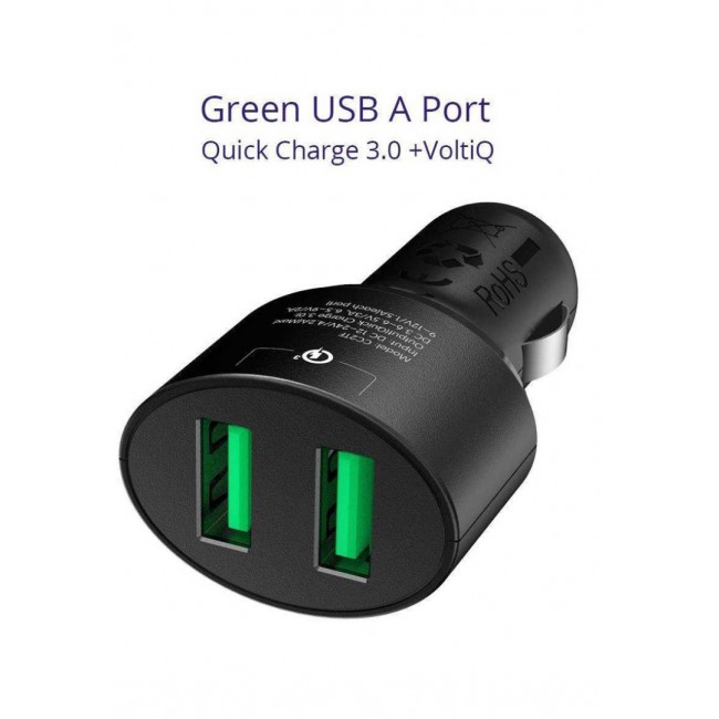 Tronsmart Quick Charge QC 3.0 Plus VoltiQ 36W Car Charger 