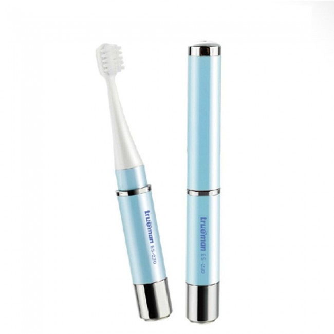 Trueman Electric Sonic Toothbrush with Clean Massage, Deep Cleaning IPX7 Waterproof Portable Toothbrush for Adult and Kid,Powerful Cleaning Whitening ES-230 Battery Operated