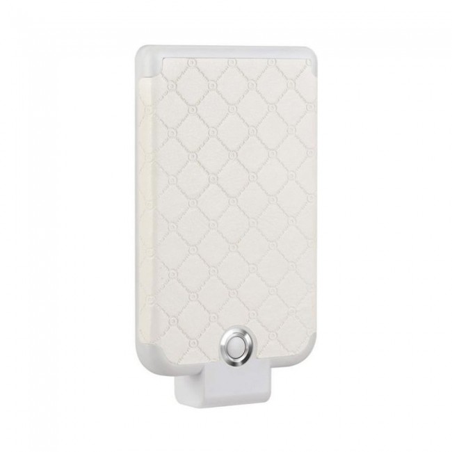 WUW Leather Design Palm-Sized 3600mAh Clip Power bank Portable Battey Case for Samsung Galaxy A7 2018 , S7 , S7 Edge , S6 , S6 Edge , Oppo A3s