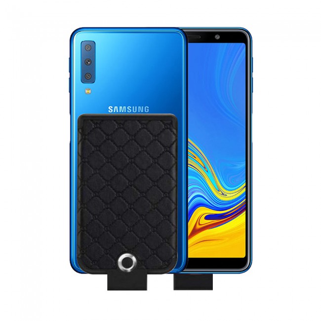 WUW Leather Design Palm-Sized 3600mAh Clip Power bank Portable Battey Case for Samsung Galaxy A7 2018 , S7 , S7 Edge , S6 , S6 Edge , Oppo A3s