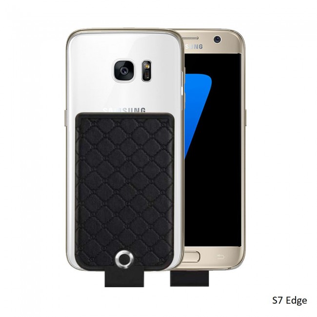 WUW Leather Design Palm-Sized 3600mAh Clip Power bank Portable Battey Case for Samsung Galaxy A7 2018 , S7 , S7 Edge , S6 , S6 Edge , Oppo A3s