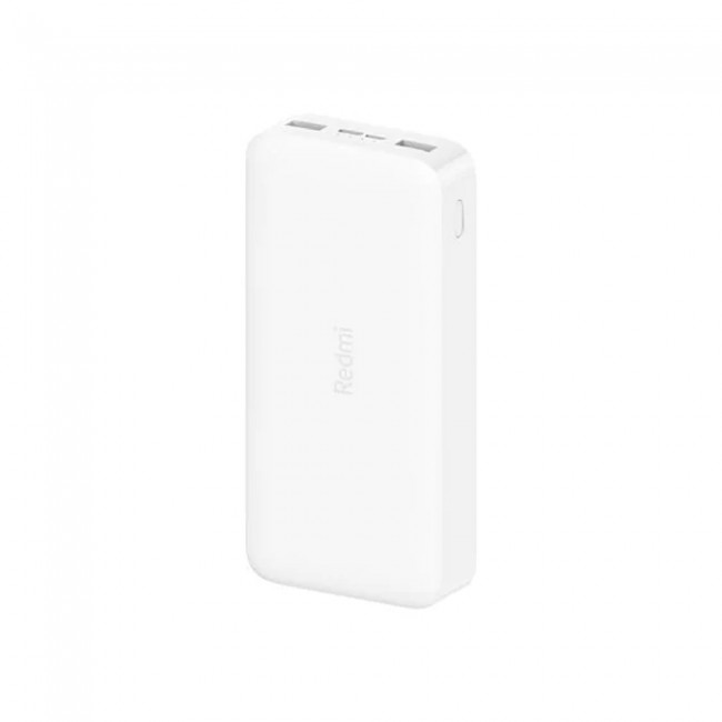 Xiaomi Redmi Power Bank 20000mAh  Fast Portable Charging Mi Powerbank 20000 – White