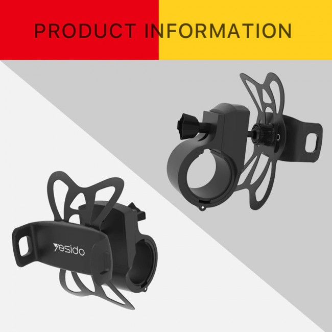 Yesido C42 Universal Bicycle Phone Holder Motorcycle Mount Stand